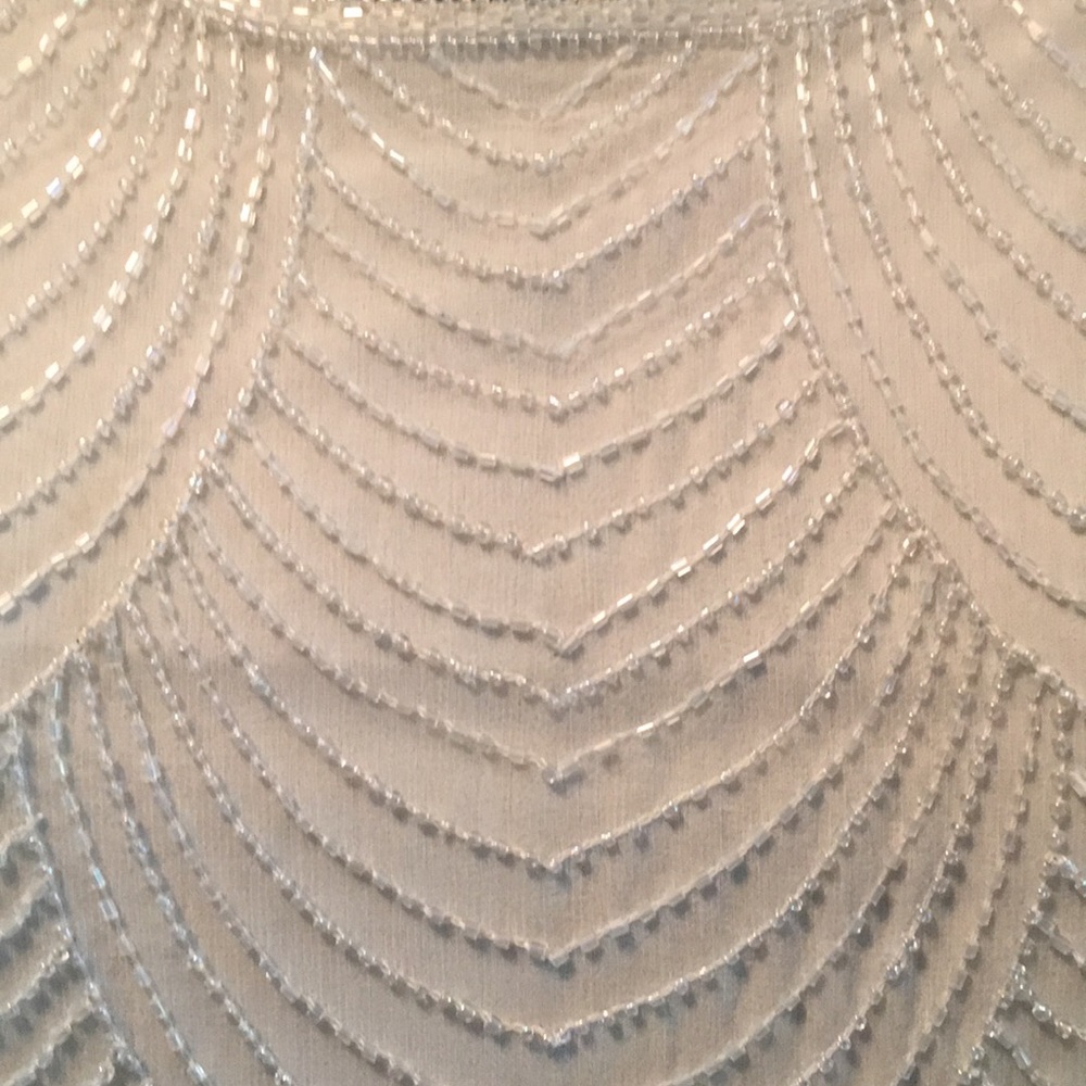 White Beaded Dress - Size  10 - Picture 2 of 7